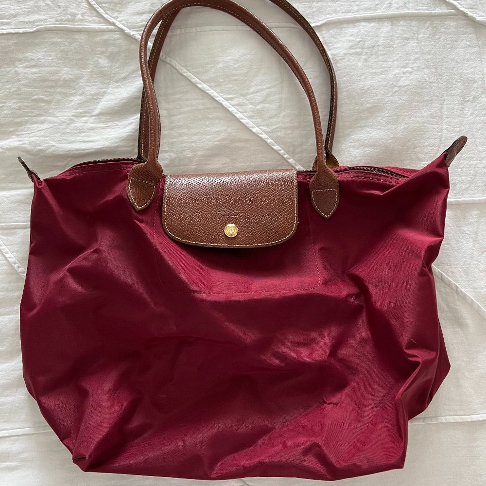 Le Pliage Original Shoulder Bag L - Red